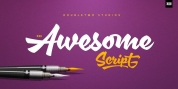 XXII AwesomeScript font download
