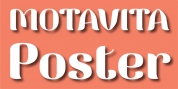 Motavita Poster font download