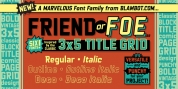 Friend Or Foe BB font download
