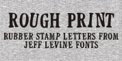 Rough Print JNL font download