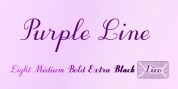 Purple Line font download