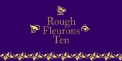 Rough Fleurons font download