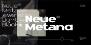 Neue Metana font download