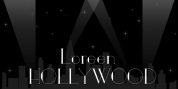 Loreen Hollywood font download