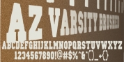 AZ Varsity font download