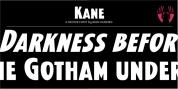 Kane font download
