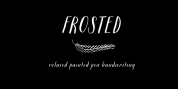 Frosted font download