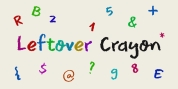 Leftover Crayon font download