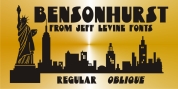 Bensonhurst JNL font download