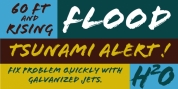 Flood font download