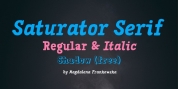 Saturator Serif FA font download