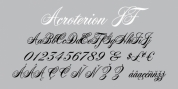 Acroterion JF font download