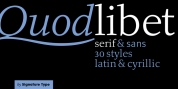 Quodlibet Serif font download