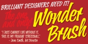Wonder Brush font download