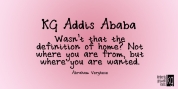 KG Addis Ababa font download