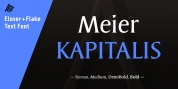 Meier Kapitalis font download