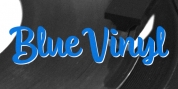 Blue Vinyl font download