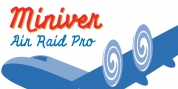 Miniver Air Raid Pro font download