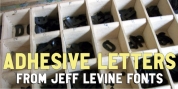 Adhesive Letters JNL font download