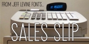 Sales Slip JNL font download