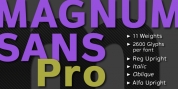 Magnum Sans Pro font download