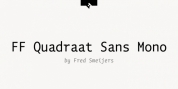 FF Quadraat Sans Mono font download