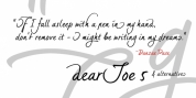 dearJoe 5 font download