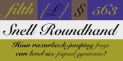 Snell Roundhand font download