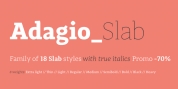 Adagio Slab font download