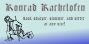 Konrad Kachelofen font download
