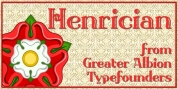 Henrician font download
