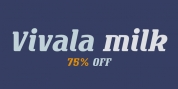 Vivala Milk font download