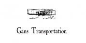 Gans Transportation font download