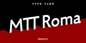 MTT Roma font download