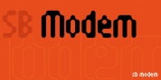 SB Modem font download