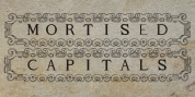 Mortised Capitals font download