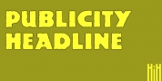Publicity Headline font download