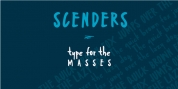 Scenders font download