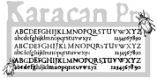 Karacan Pro font download