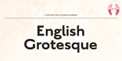 English Grotesque font download