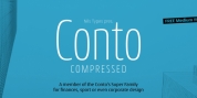 Conto Compressed font download