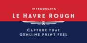 Le Havre Rough font download