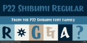 P22 Shibumi font download