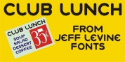 Club Lunch JNL font download