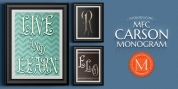 MFC Carson Monogram font download