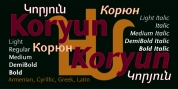 GHEA Koryun font download