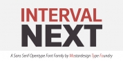 Interval Next font download