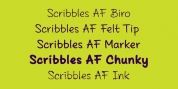 Scribbles AF font download