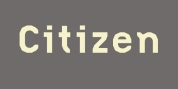 Citizen font download
