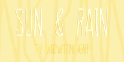 Sun  Rain font download